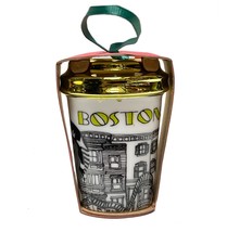 Starbucks Boston Massachusetts Old Town Siren Ceramic Ornament Coffee Cu... - $45.77