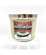 Bath &amp; Body Works Mint Chocolate 3 Wick Candle Original Design New Smell... - $521.44 MXN