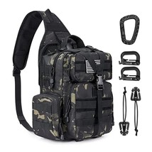   Holster Bag Sling Chest Molle Backpack Clips Camping Hi  Bags Outdoor Men Dail - £117.59 GBP