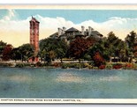 Hampton Normal Scuola Da Waterfront Hampton Virginia VA Unp Wb Cartolina W1 - $4.49