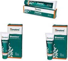 2 Pc Himalaya BLEMINOR Antiblemish Cream 30 ml + 1 Pc Clarina Anti Acne Cream - $27.43
