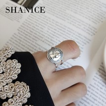 Shanice S925 sterling silver Open Ring Portrait Relief Adjustable Queens Antique - £12.85 GBP