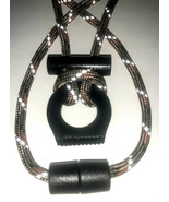 Fire Starter Breakaway Necklace Survival Flint and Steel Kit Reflective ... - $18.37 CAD