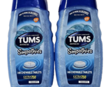 2 Pack Tums Calcium Carbonate Antacid Smoothies Smooth Dissolve Peppermi... - £27.33 GBP