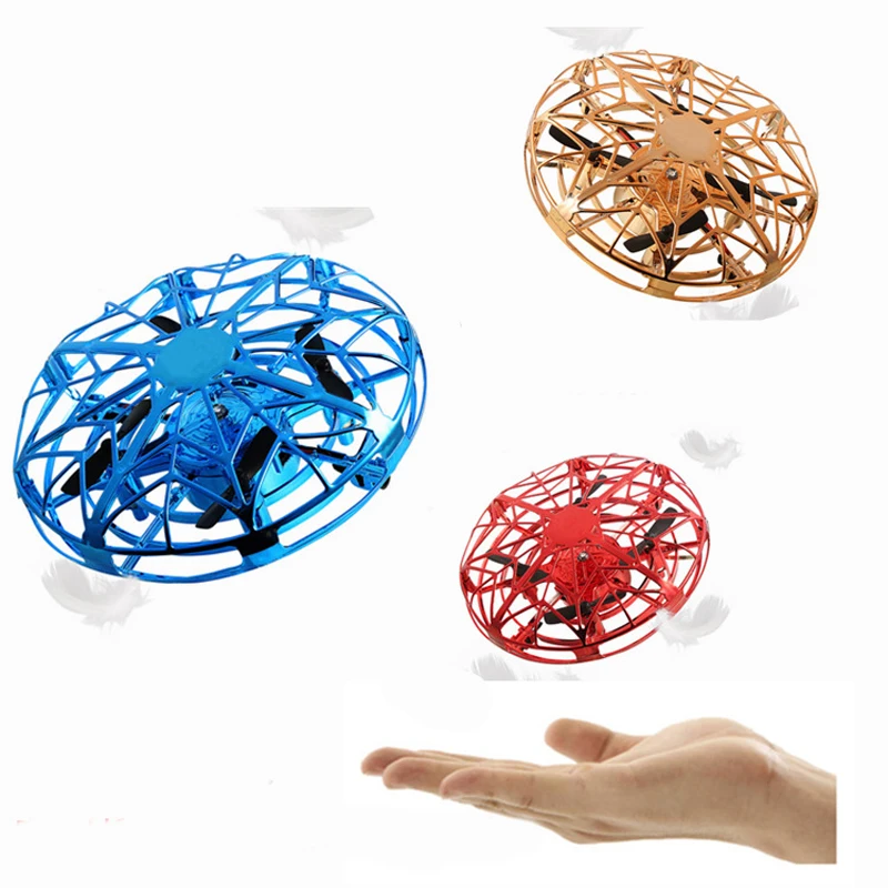 Mini Flying Spinner Boomerang Small UFO RC Drone Magical Flight Toys Inf... - £14.76 GBP