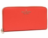 NWB Kate Spade Staci Large Continental Wallet Orange ZA WLR00130 Gift Ba... - $87.11