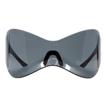 Rimless Oversized Shield Sunglasses Butterfly Wrap Futuristic Mask Shades UV 400 - £13.33 GBP+