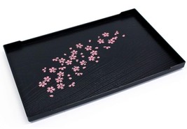 Cherry Blossom Pattern Tea Serving Tray, Japanese Style, 10 X 6.3Inches - $81.98 MXN