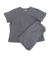 Scrubstar Scrub Set - Scrubzone 3XL Top Scrubstar Grey Pants XL Nursing ... - $19.75