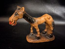 1940 Souriant Qui A Faim Cheval Figurine Personnage Composite Collection... - $29.92
