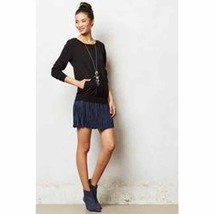 Bordeaux Anthropologie Women Size Medium Shift Mini Sweater Dress Casual... - £34.79 GBP