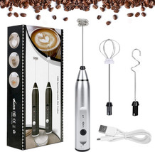 Rechargeable Electric Milk Frother Automatic Kitchen Juice Food Mixer Cream Egg - £14.35 GBP+