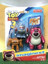 Imaginext Toy Story 3 Lotso Sparks &amp; Pedazo Figuras Fisher Price Disney Pixar - £56.49 GBP