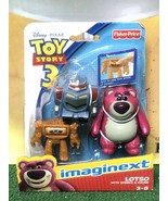 Imaginext Toy Story 3 Lotso Sparks &amp; Pedazo Figuras Fisher Price Disney ... - £56.49 GBP