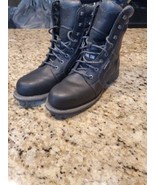 Caterpillar Women Echo Waterproof Steel Toe Work Boot Boot Leather Size 11 - $134.47 CAD