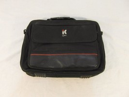 IC Gear Black Red White Logo Carrying Handles Laptop Bag Full Zipper 31304 - £11.93 GBP