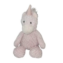 Manhattan Toy Company Pink Unicorn Plush Adorables Lovey Stuffed Animal Soft 14&quot; - £6.64 GBP