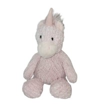 Manhattan Toy Company Pink Unicorn Plush Adorables Lovey Stuffed Animal Soft 14&quot; - £6.35 GBP