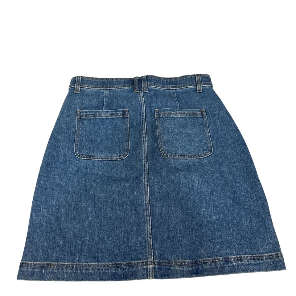 Draper James RSVP Light Blue Denim A-Line Skirt Size 10 - $19.10