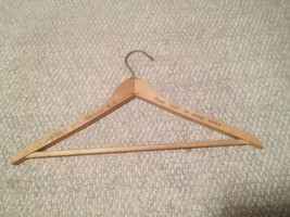 VTG Ambassador Hotel Washington DC Valet Clothes Hanger Wooden Wood - £11.74 GBP