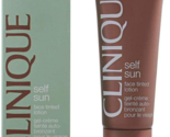 Clinique Self Sun Face Tinted Med /Deep Lotion Suntan 1.7 fl oz SEALED - $104.37