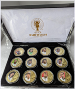 GERMANY 2024 UEFA European Football Championship, England Coins Set with... - £77.67 GBP