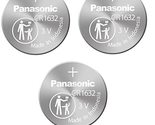 Panasonic CR1632-3 CR1632 3V Lithium Coin Battery (Pack of 3) - £6.36 GBP