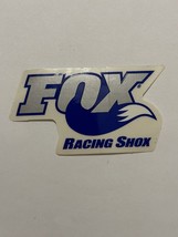 Vintage Fox Racing Sticker Motorcycle Fox Tail Blue White Fox Racing Shox - £8.86 GBP
