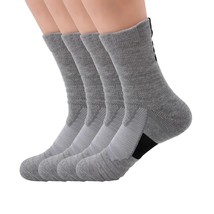 4pair Mens Cotton Athletic Sport Casual Long Work Crew Boot Socks Size 9-11 6-12 - £9.57 GBP