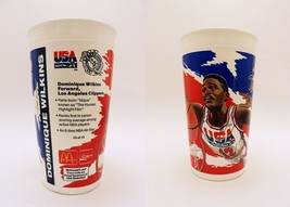 ORIGINAL Vintage 1994 McDonald&#39;s Dream Team II Dominique Wilkins Plastic Cup - £7.90 GBP