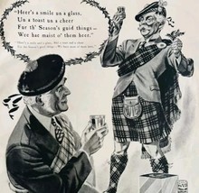 1940 Teachers Highland Scotch Advertisement Distillery Esquire Holiday H... - £24.35 GBP