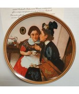 Rockwell&#39;s Rediscovered Women GOSSIPING IN THE ALCOVE Plate Knowles Sixt... - £7.75 GBP