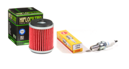 HiFlofiltro Oil Filter NGK CR8E Spark Plug Tune Up Kit For 03-08 Yamaha ... - $18.48