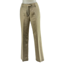 St John Collection Pants Beige Slacks  Poly Linen Blend Women&#39;s Size 6 - £42.48 GBP