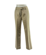 St John Collection Pants Beige Slacks  Poly Linen Blend Women&#39;s Size 6 - $53.99