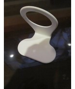 Drilnn White Plastic Cell Phone Holder And Cable Wrap Gently Used - £6.24 GBP