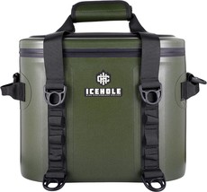 Icehole Soft Cooler Bag 18 Cans Portable Ice Chest Leak-Proof Soft Pack,... - £130.62 GBP