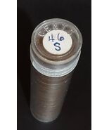1946-S Lincoln Wheat Cent Roll VG-F 50 coins - $11.40
