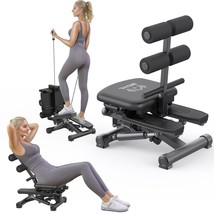 Stepper Abs Workout Equipment Ab Machine Total Body Workout Fitness Exercise Mac - £147.17 GBP