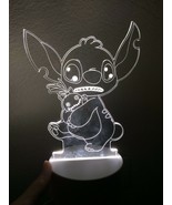 Disney Lilo Stitch and Scrump Shape Figure Toy Night Light Lamp. Very RA... - £31.69 GBP