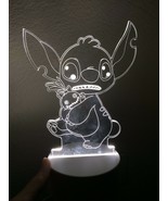 Disney Lilo Stitch and Scrump Shape Figure Toy Night Light Lamp. Very RA... - $54.86 CAD
