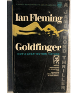 GOLDFINGER by Ian Fleming (James Bond 007) Signet movie paperback - $276.60 MXN