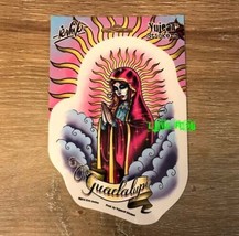 GUADALUPE STICKER DECAL sugar skull, day of the dead, lowbrow art, tattoo flash - £3.97 GBP