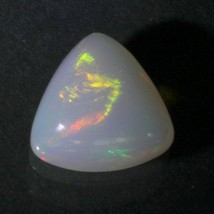 Opal Welo 10 mm Trillion Triangle Cabochon Untreated Wollo Gemstone 2.80 carat - £51.84 GBP