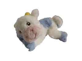 Garanimals Baby Toy Cow Calf Plush Stuffed Animal Pastel Blue Yellow Lovey 2015 - £4.65 GBP