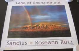 NEW MEXICO SANDIAS * LAND OF ENCHANTMENT * ROSEANN RUTZ POSTER    DOUBLE... - £10.59 GBP