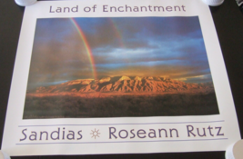 NEW MEXICO SANDIAS * LAND OF ENCHANTMENT * ROSEANN RUTZ POSTER    DOUBLE... - £10.15 GBP