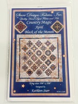 Starr Design CRYSTAL MAGIC Block of Month APRIL Pattern - Kathleen Starr - $5.93