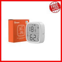 Zigbee Indoor Temperature &amp; Humidity Sensor with LCD Display - Alexa Com... - $35.63