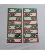 Christmas Gift Tags Justice League Comic Book Characters 32 Count stickers - £7.78 GBP